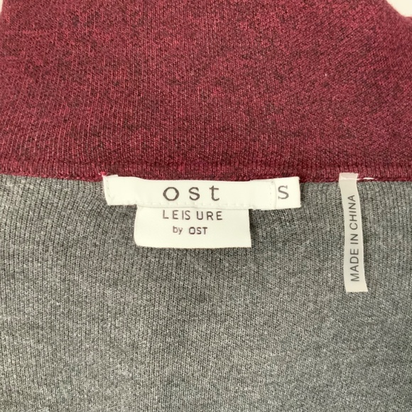 Leisure by OST Maroon Cowl Neck Tunic Sweater - Picture 2 of 4